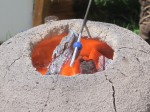 Glass bead forge